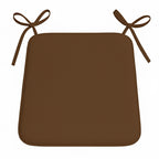 Foam Seat Pad with Ties Comfortable Chair Cushion for Dining, Kitchen Garden Seating - Navy