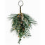 Christmas Soft Gold Teardrop Swag With Pinecones - Christmas Decor - British D'sire