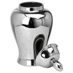 Chrome Large Ginger Jar Decorative Home Accessory - Jar & Jugs - British D'sire