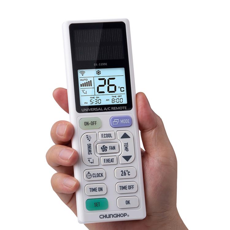 CHUNGHOP EK - 3399ES Optoelectronic Energy Universal Air Conditioner Remote Control with LCD Backlight - British D'sire