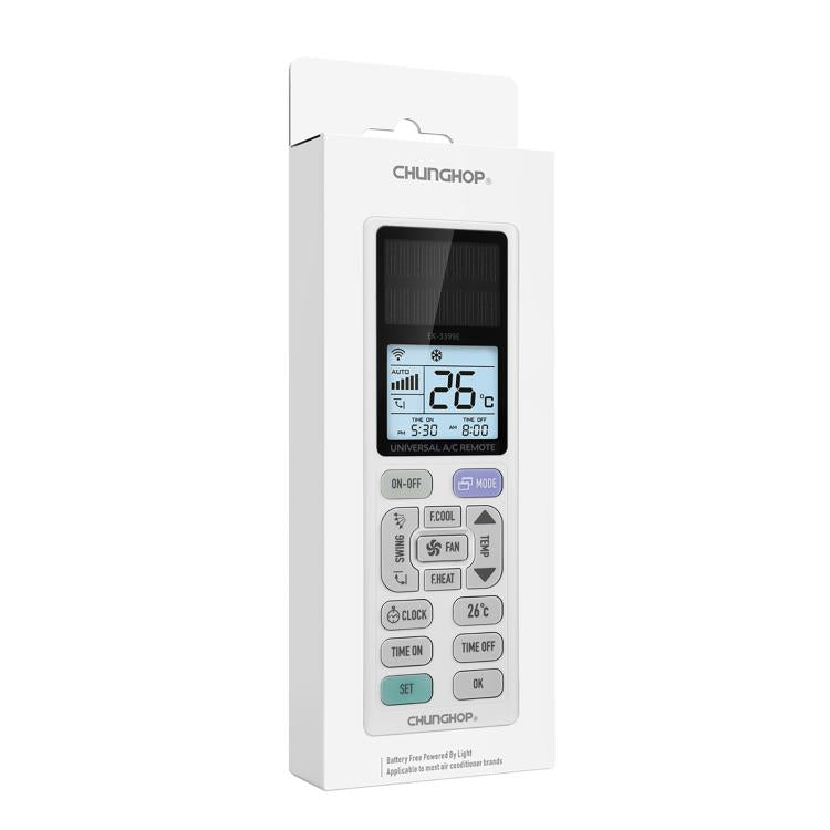 CHUNGHOP EK - 3399ES Optoelectronic Energy Universal Air Conditioner Remote Control with LCD Backlight - British D'sire