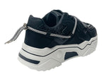 Chunky Sole Glitter Lace Up Trainers - Trainers - British D'sire