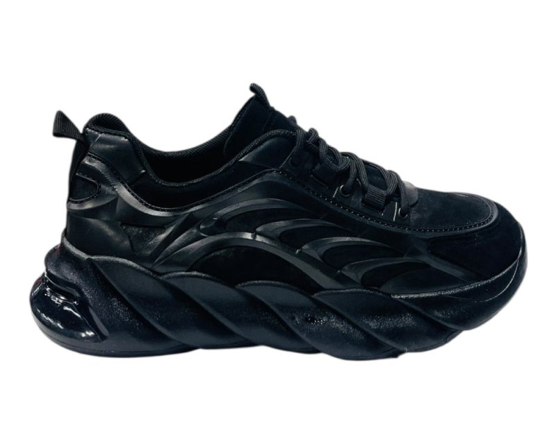 Chunky Sole Lace Up Sports Trainers - Trainers - British D'sire