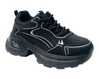 Chunky Sole Lace Up Sports Trainers - Trainers - British D'sire