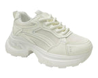 Chunky Sole Lace Up Sports Trainers - Trainers - British D'sire