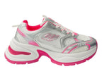Chunky Sole Mesh Lace Up Sports Trainers - Trainers - British D'sire