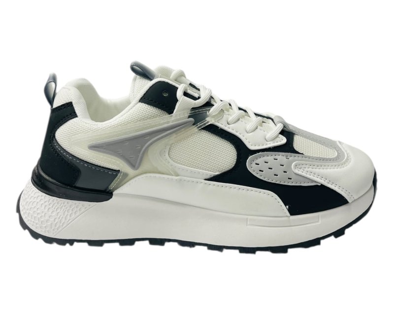 Chunky Sole Mesh Lace Up Trainers - Trainers - British D'sire