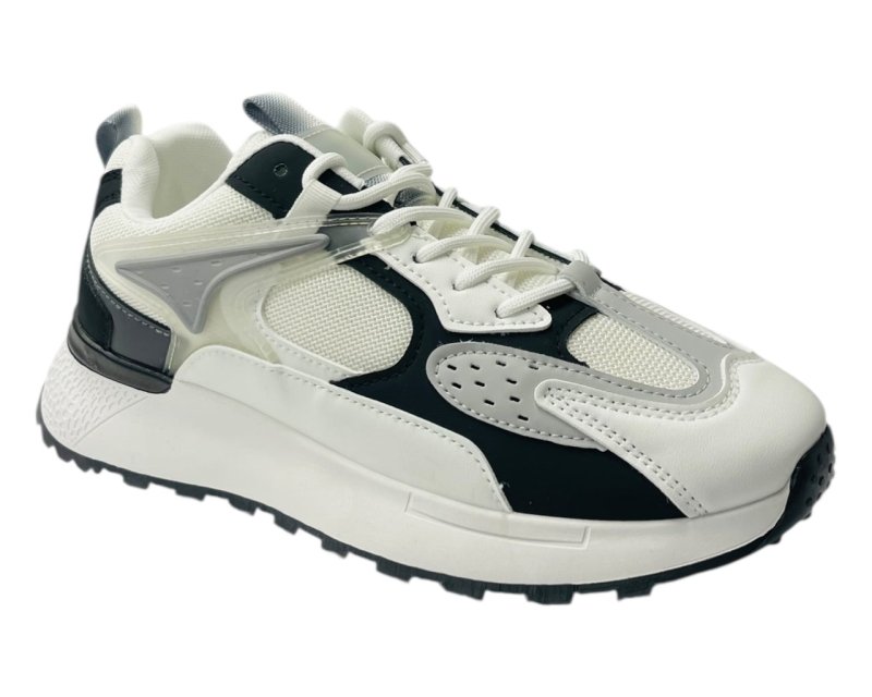 Chunky Sole Mesh Lace Up Trainers - Trainers - British D'sire