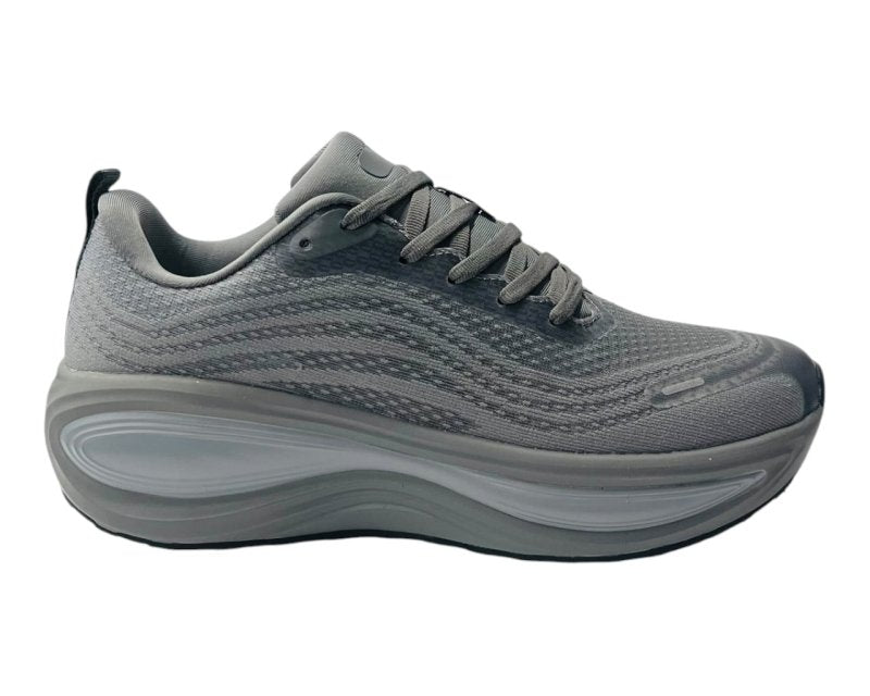 Chunky Sole Mesh Lace Up Trainers - Trainers - British D'sire