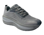 Chunky Sole Mesh Lace Up Trainers - Trainers - British D'sire