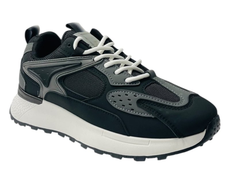 Chunky Sole Mesh Lace Up Trainers Secondary image