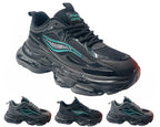 Chunky Sole Mesh Sports Lace Up Trainers - Trainers - British D'sire