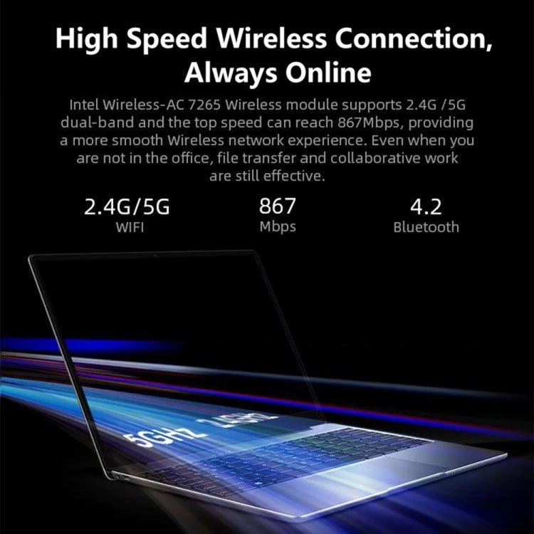 CHUWI CoreBook X Laptop, 14 inch, 8GB+512GB, Windows 10 Home, Intel Core i5 - 8259U Quad Core 2.3GHz - 3.8GHz, Support Dual Band WiFi / Bluetooth / TF Card Extension (Dark Gray) - British D'sire