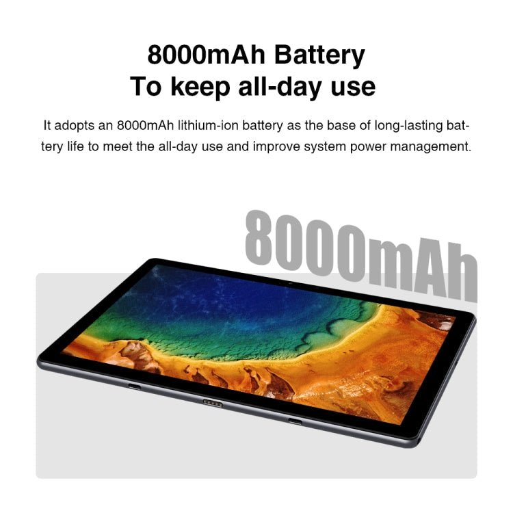 CHUWI Surpad 4G LTE Tablet PC, 10.1 inch, 4GB+128GB, Android 10.0, Helio MT6771V Octa Core up to 2.0GHz, Support Dual SIM & OTG & Bluetooth & Dual Band WiFi, EU Plug (Black+Grey) - British D'sire