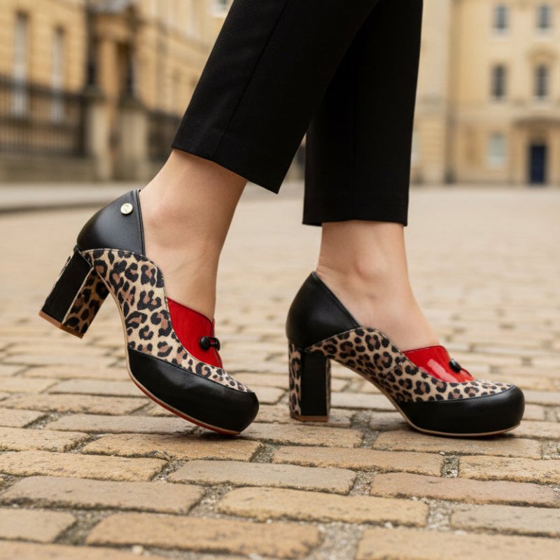 Cinque-Red leopard cork Secondary image