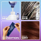 Clairol Nice'n Easy Tone+Gloss Semi Permanent Hair Dye - 550/81 Mahogany - Hair dye - British D'sire