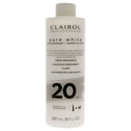 Clairol - Pure White 20 Volume Creme Developer for Unisex - 8 oz Lightener - Lightener - British D'sire