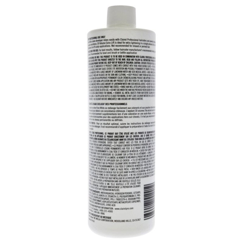 Clairol - Pure White 30 Volume Creme Developer for Unisex - 16 oz Lightener Secondary image
