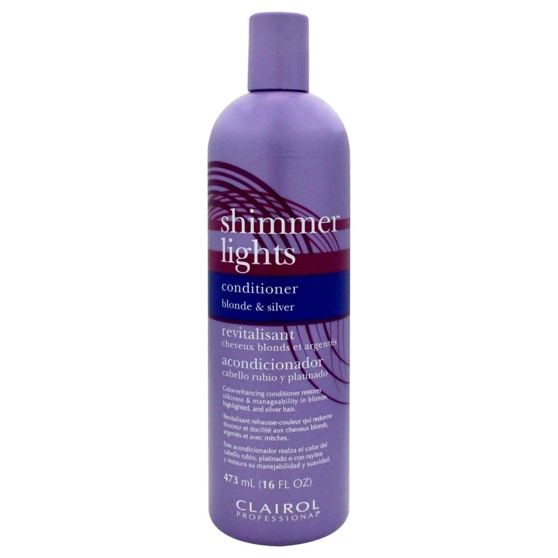 Clairol - Shimmer Lights Blonde and Silver Conditioner for Unisex - 16 oz Conditioner - Conditioner - British D'sire Main image