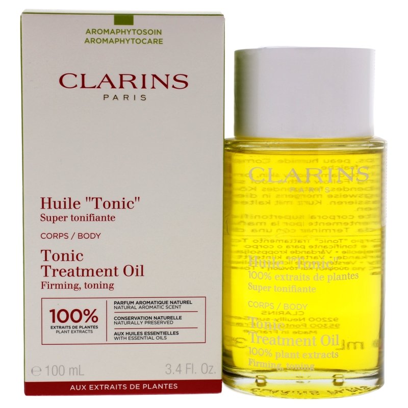 Clarins - Body Treatment Oil Tonic for Unisex - 3.4 oz Treatment - Treatment - British D'sire Main image