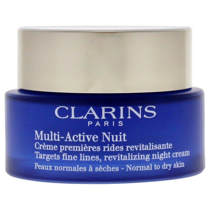 Clarins - Multi - Active Night Cream - Normal to Dry Skin for Unisex - 1.7 oz Cream - Cream - British D'sire