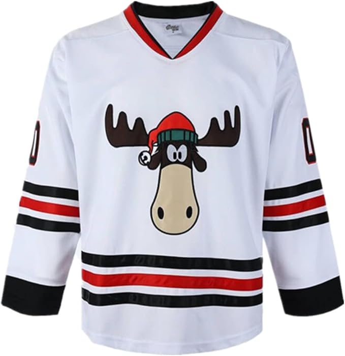 Clark Griswold Men's Movie Hockey Jersey X - Mas Christmas Vacation Stitched S - 4XL - Training Jerseys - British D'sire
