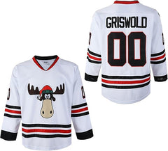 Clark Griswold Men's Movie Hockey Jersey X - Mas Christmas Vacation Stitched S - 4XL - Training Jerseys - British D'sire