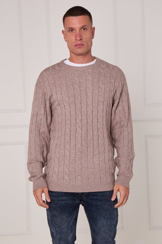 Classic Cable Knit Jumper - Jumper - British D'sire Main image