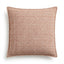 Classic Cushion Cover - Burgundy Squares - 45x45cm - Rag Rug Cushion Covers - British D'sire