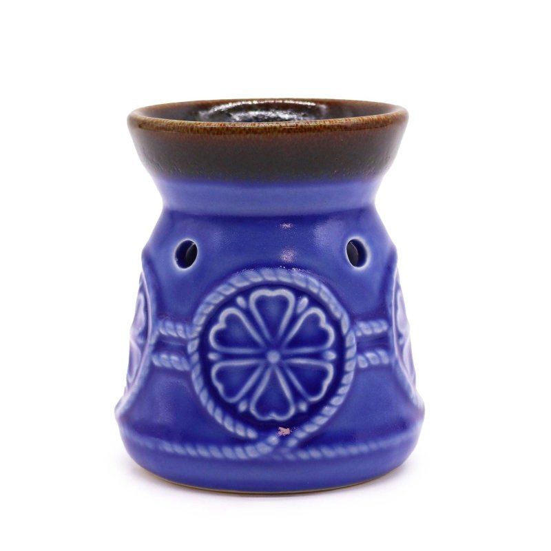 Classic Spa Burner - Blue - Cool Designs Oil Burners - British D'sire