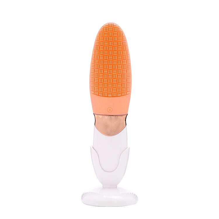 CNaier AE-618 Battery-powered Silicone Acoustic Wave Face Skin Care Electric Facial Cleanser (Orange) Secondary image