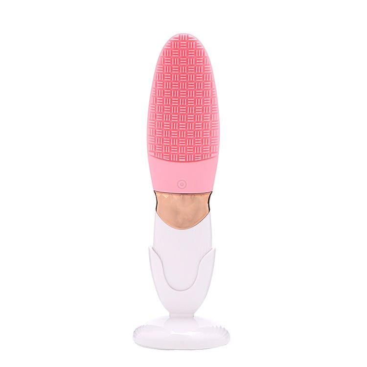 CNaier AE-618 Battery-powered Silicone Acoustic Wave Face Skin Care Electric Facial Cleanser (Pink) Secondary image