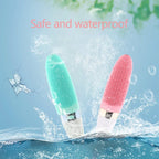 CNaier AE - 8381 Household Waterproof Vibration Silicone Electric Massage Bath Body Brush (Green) - British D'sire