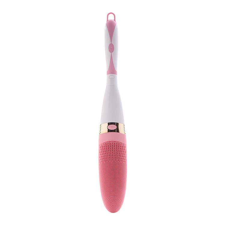 CNaier AE - 8381 Household Waterproof Vibration Silicone Electric Massage Bath Body Brush (Pink) - British D'sire