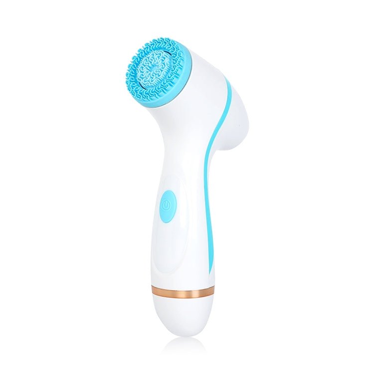 CNaier AE-868 Battery-powered Silicone Ultrasonic Vibration Face Skin Care Electric Facial Cleanser (Blue) Secondary image