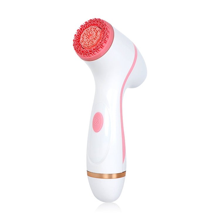CNaier AE-868 Battery-powered Silicone Ultrasonic Vibration Face Skin Care Electric Facial Cleanser (Pink) Secondary image