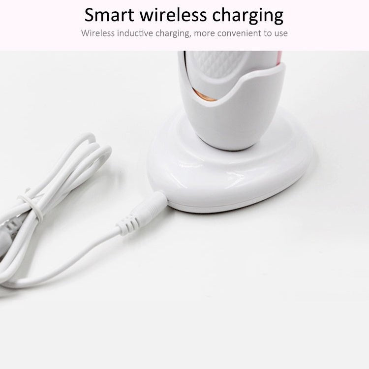 CNaier AE - 878 USB Charging Silicone Face Skin Care Electric Facial Cleanser (Pink) - British D'sire