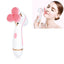 CNaier AE - 878 USB Charging Silicone Face Skin Care Electric Facial Cleanser (Pink) - British D'sire