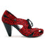 Coco - Red Leopard - Heel Shoe - British D'sire