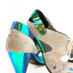 Coco - White Rainbow Blue Foil - Chanii B