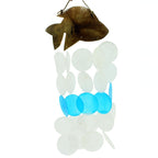 Coconut & Capiz Windchimes - Blue Dolphins - 30cm - Wind Chimes - British D'sire