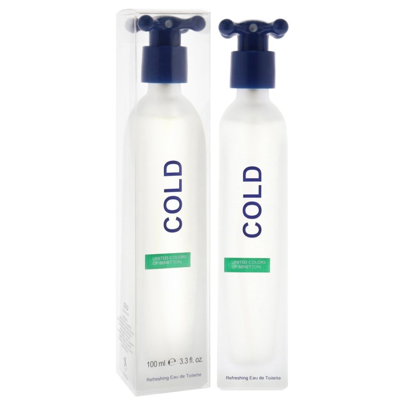 Cold by United Colors of Benetton for Men - 3.3 oz EDT Spray - EDT Spray - British D'sire