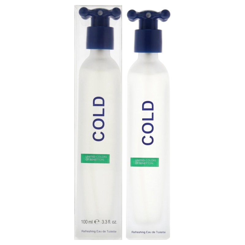 Cold by United Colors of Benetton for Men - 3.3 oz EDT Spray - EDT Spray - British D'sire