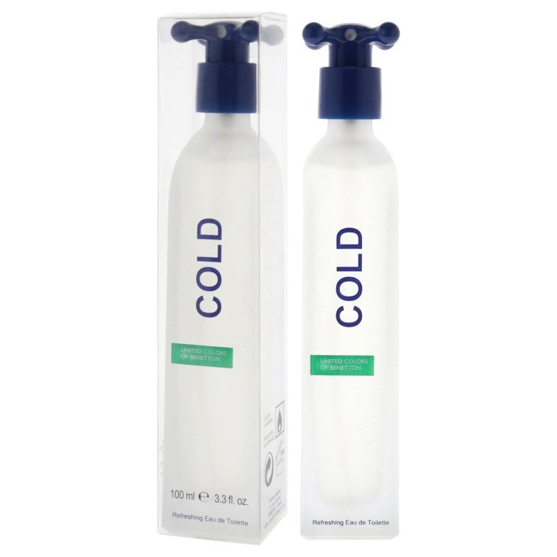 Cold by United Colors of Benetton for Men - 3.3 oz EDT Spray - EDT Spray - British D'sire