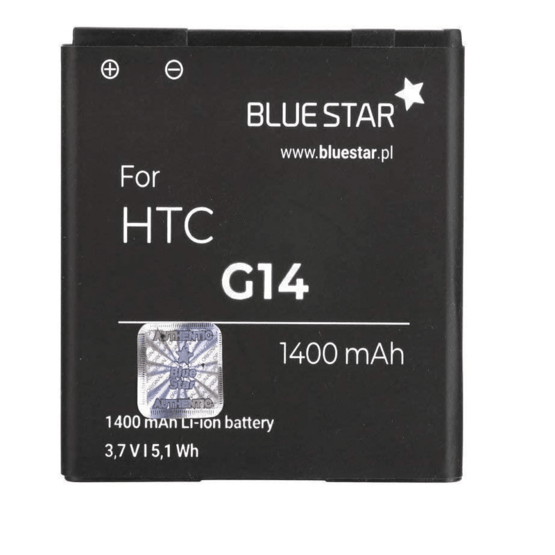 Coldbar Bluestar BA - S560 Replacement Battery for HTC Google G14 Sensation XE 4G Z710e / Z715e BG58100 1400 mAh - Mobile Accessories - British D'sire