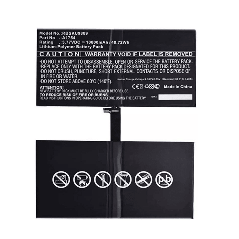 Coldbar Replacement Battery | A1754 | 10800mAh For iPad Pro 12.9 2nd Gen 2017 - Mobile Accessories - British D'sire Main image