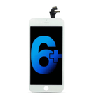 Coldbar Screen Replacement LCD for iPhone 6 Plus Display Mobile Phone Part Digitizer Display Touch Sensor Assembly A1522, A1524 White - Mobile Accessories - British D'sire