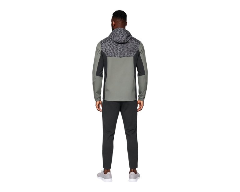 Colour Block Cargo Pant Hooded Tech Tracksuit - Tracksuit - British D'sire