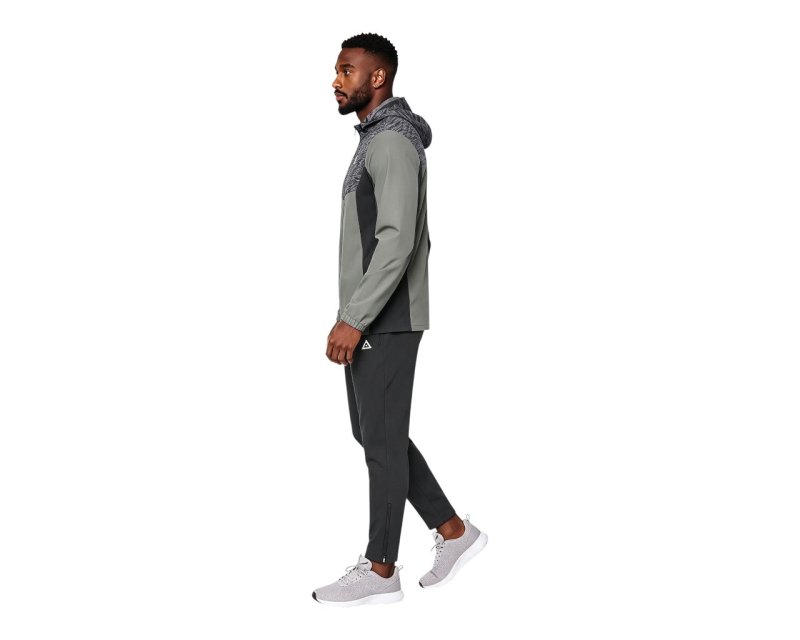 Colour Block Cargo Pant Hooded Tech Tracksuit - Tracksuit - British D'sire