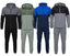 Colour Block Cargo Pant Hooded Tech Tracksuit - Tracksuit - British D'sire